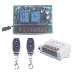 Mangood 768531806859 110v 220v 2 Channels Wireless Relay Remote Control Switch Rf 433mhz Ac 90v-25