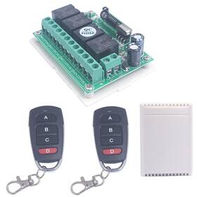Mangood 784133169321 433mhz Dc 12v 4ch Channel Wireless Switch Long Range Remote Control