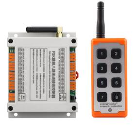 Mangood-0125468 Mangood 8ch Wireless Remote Control Switch 10a 433mhz For Garage Door Motor Opener