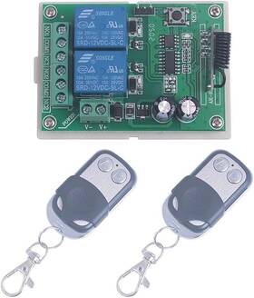 Mangood-55698 Mangood Wireless Switch Dc 12v 2ch Remote Control Dc12v 2 Channel Relay