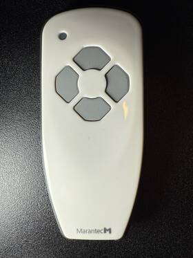 122989 Marantec M50 Premium 4 Channel Remote Control White 315mhz