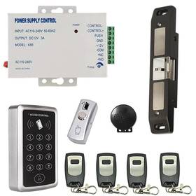 280em Mengqi-control Push Bar Lock Keypad 4 Remote Access Kit 110-240v Power Suppl