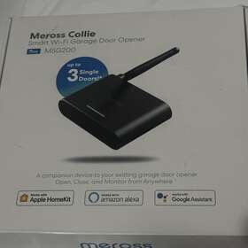 Meross Collie 744110078060 Smart Garage Door Opener Remote With External Antenna Up To 3 Single Doors New
