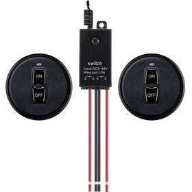 Meskliu 313055775732 12v Wireless Switch Mini Remote Control Dc 12v/24v/48v/10a Relay With 328