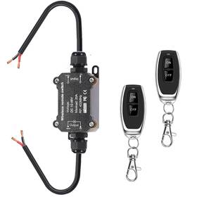 B0dbdp6qtq Meskliu Remote Control Switch Waterproof Wireless 12v 24v 48v 433mhz Rf Kit 20a