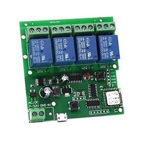 Mhcozy 783057028974 4 Channel Wifi Momentary Inching Relay Selflock Switch Modulediy Garage Doo