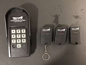 Mighty Mule 732233475446 Keypad 1 Two Button And 2 One Key Fobs