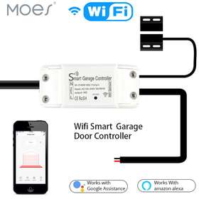 Wm-102-us-ms Moes Wifi Smart Garage Door Opener Controller Switch With Alexa Google Home App