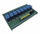 Mol-db2018 Mol-db2012 Mdfly Channel Relay Board Plc Din Rail Mounting Npn Common