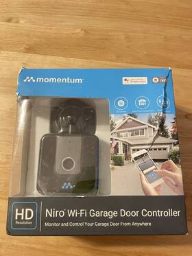 Moga-001 Momentum Niro Wi-fi Garage Door Monitor Controller With Camera New Read