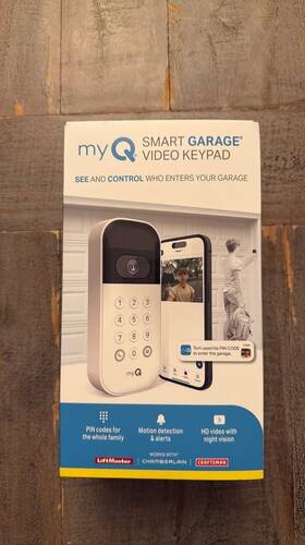 Myq Myq-k40txvw Smart Garage Video Keypad