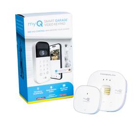 Myq-mf3axxw Myq Smart Video Keypad Garage Control Bundle Wide Angle Camera Nib