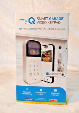 Myq Smart -chamberlain A6ydskg8c Garage Video Keypad And Wired Power Adapter Kit For Liftmas