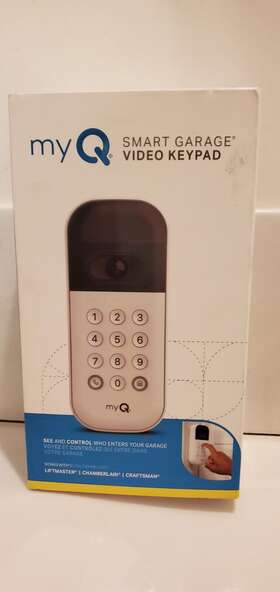 Vkp1-nyqmc Myq Smart Garage Door Video Keypad Wide Angle Camera New