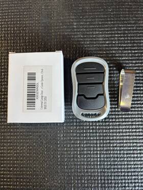 12122037 Nar Gray Shell 3-button Garage Door Visor Remote Opener For Genie Gm3t-r