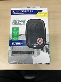 Klik5u-bk New Chamberlain Clicker Universal 2 Button Garage Door Opener Remote