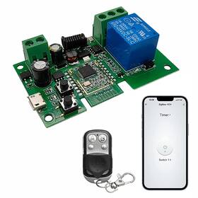 Ng8000001mk Newgoal Tuya Zigbee 1 Channel Smart Relay Module Usb5v 7-32v Micro Switch With 433mhz