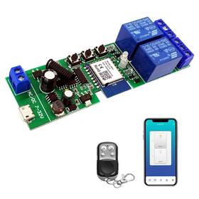 Ng8000005ty-rf Newgoal 2 Channelswifi Wireless Smart Switch Inching Self-locking Relay Modul