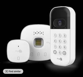 Nextwavefind 445044523550 Myq Smart Garage Video Keypad And Control With Wide-angle Camera