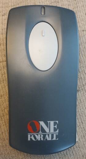 Ugdib00 One For All Nos Universal Garage Door Opener Grey Button