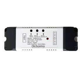 2ch-220v-auk Otcboimo Zigbee Relay Switch Module Garage Door Opener Tuya Gateway Required