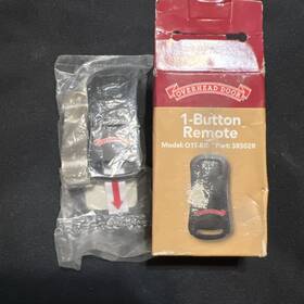Overhead Door 01t-bx 1 Button Remote Control Garage Opener Visor Clip Or Key Fob