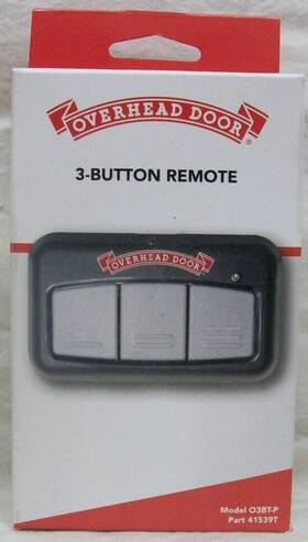 41539t Overhead Door 761825019607 Nib Original O3bt-p Part 3-button Remote Control With Visor