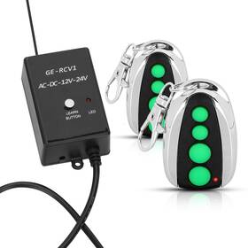 Pevxou B0dpmgtybj Erm12 Universal External Receiver 2 Remote Controls Compatible Topens