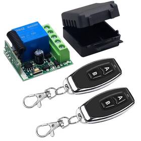 Qiachip 011509104306 433mhz Universal Wireless Remote Control Switch Dc 12v 1ch Relay Receiver Mod