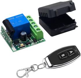 Qiachip 445003669688 433mhz Universal Wireless Remote Control Switch Dc 12v 1ch Relay Receive