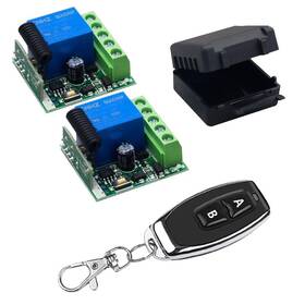 Qiachip 604213007315 433mhz Universal Wireless Remote Control Switch Dc 12v 1ch Relay Receiver Mod