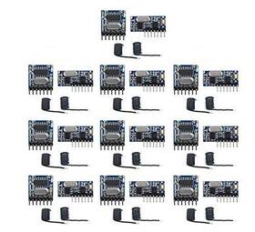 Qiachip 604213007391 10 Pack Wireless 433mhz Rf Module Receiver And Transmitter Remote Control Builti