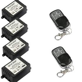 Qiachip B07tjvrpd3 Dc 12v 1ch 433mhz Rf Wireless Relay Remote Control Light Momentary