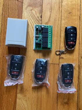 Kr1204-4-v02 Qiachip 4 Channel Wireless Remote Control Dc 12v