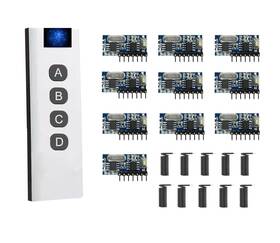Rx480e-4wqb Qiachip 433mhz Wireless Remote Control Switch Mini Receiver Built-in Learning Code 15