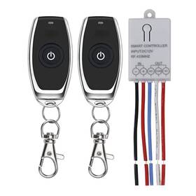 Qiulaofu 763230817052 433mhz Universal Wireless Remote Control Switch Dc 5v 6v 9v 12v 24v 1ch Relay