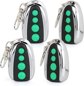 Qoroos 313022562570 4 Pcs M12 Gate Remote Control Transmitter 433.92 Mhz Garage Door For Auto