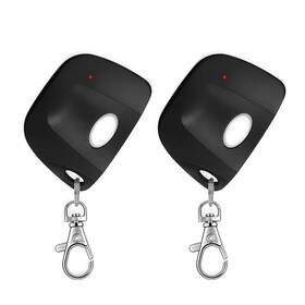 00002 Qsdiyrf Garage Door Opener Remote Compatible 8 Dip 2 Pcs Black