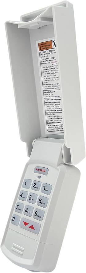 Qs-k1-genie Qsdiyrf For Genie Garage Door Opener Keypad Compatible With All White