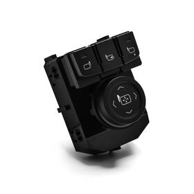 Yueyhchuan449 Quctaki Power Door Folding Mirror Remote Control Switch Button Black Driver S