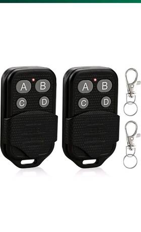 G1t-3 Raquel 2 Garage Door Opener Remote Key Fob 390mhz Replacement For Genie Intellicode