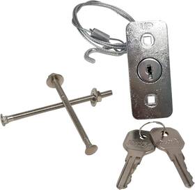 92259 Ri-key Security Universal Garage Door Opener Emergency Disconnect Release Lock Silver