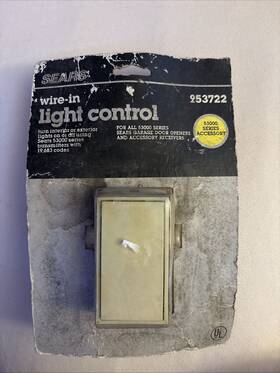 953722 Sears Wire-in Light Control Switch For 53000 Series Transmitter Vintage