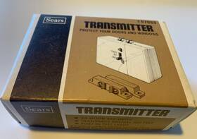 957053 Sears Vintage Security System Transmitter Model Doors And Windows Nos