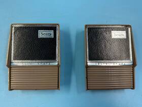 G381b Sears Vintage Lot Of 2 Garage Door Opener Remote Control Made In Usa