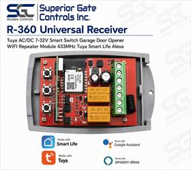 Sgc R-360 Radio Receiver For Gate Or Door Wifi