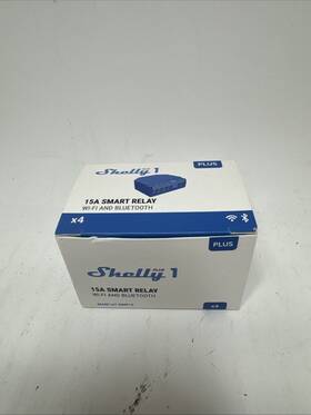 Shelly 800235267318 Plus 1 Wifi And Bluetooth 15 A Smart Switch - 4 Pack