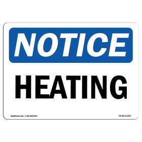 Signmission 709750093989 Osha Notice Sign - Heating Vinyl Label Decal Protect Your Business Const