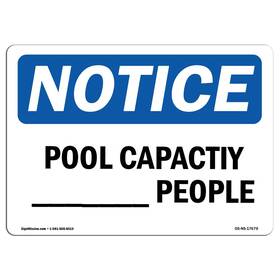 Signmission 709750112987 Osha Notice Sign - Pool Electrical Vinyl Label Decal Protect Your Busines