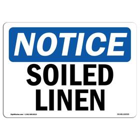 Signmission 709750565028 Osha Notice Sign - Soiled Linen Rigid Plastic Protect Your Business